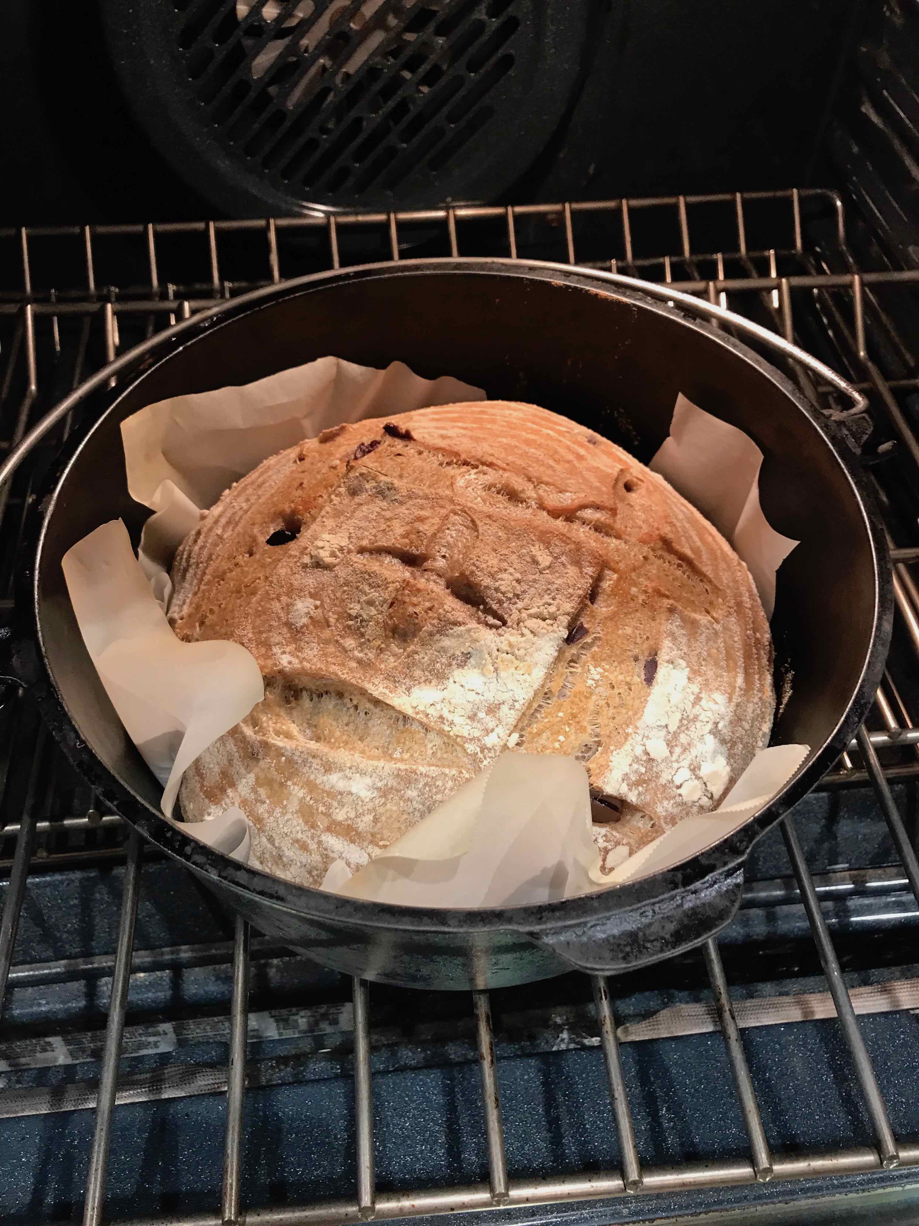 Lid removed after 20 minutes in the Dutch Oven